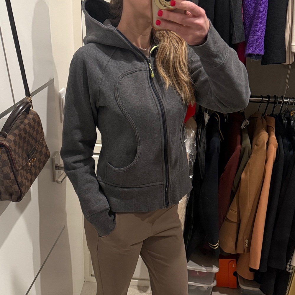 Lululemon Gray Zip-Up Hoodie 8
